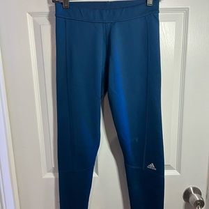 Blue Adidas Climalite Pants for Women, Size Medium